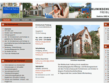Tablet Screenshot of klinikschule-freiburg.de