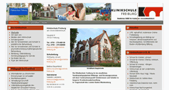 Desktop Screenshot of joomla.klinikschule-freiburg.de