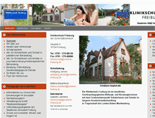 Tablet Screenshot of joomla.klinikschule-freiburg.de